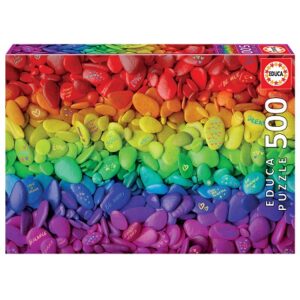 EDUCA 500 PIECE RAINBOW PEBBLES PUZZLE (19248)