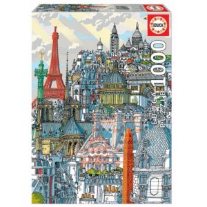 EDUCA 1000 PIECE PARIS CARLO STANGA PUZZLE