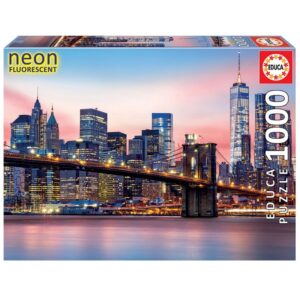 EDUCA 1000 PIECE NEON BROOKLYN BRIDGE NYC PUZZLE (#19269)