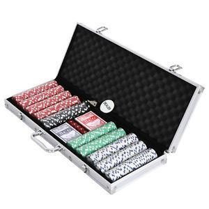 POKER CHIP 500PC 11.5GM IN CASE