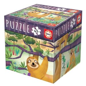 EDUCA CUBE 48PC SLOTHS