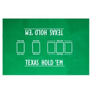 TEXAS HOLD'EM 72"" FELT MAT