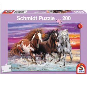 SCHMIDT 200PC TRIO OF WILD HORSES