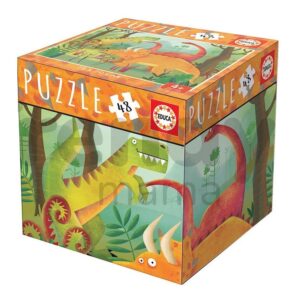 EDUCA CUBE 48PC DINOSAURS