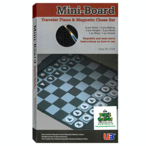 UB CHESS MINI MAGNETIC PLANE PIECES IN WALLET