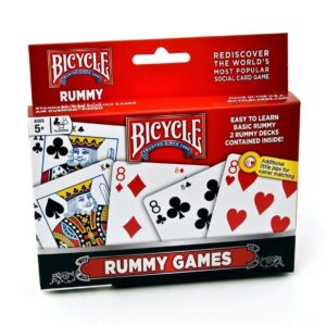 BICYCLE RUMMY GAMES PLAYING CARDS PACK