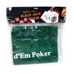BLACKJACK & POKER MAT 36" x 72" (90 X 180 CM)