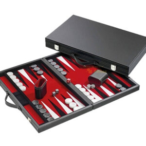 PHILOS BACKGAMMON 15IN ATTACHE RED
