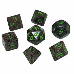 CHESSEX 25310 SPECKLED POLYHEDRAL 7 DICE SET EARTH