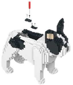 Jekca - Toy Poodle 01S-M06 - Lego - Sculpture - Construction - 4D - Brick  Animals - Toys - Avvenice