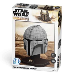 3D STAR WARS 94 PIECE MANDALORIAN HELMET MODEL KIT