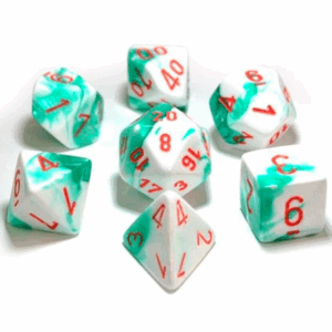 CHX30020 D7 SET MINT GREEN-WHITE/ORANGE