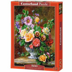 CASTORLAND 500 PIECE FLOWERS IN A VASE