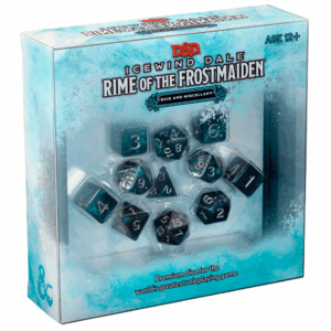 DUNGEONS & DRAGONS RIME OF THE FROSTMAIDEN DICE SET