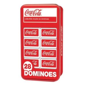 COCA COLA D6 DOMINOES IN TIN
