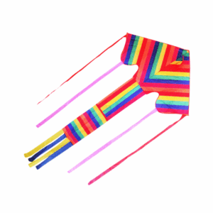 KITE LARGE RAINBOW/ TRICERATOPS