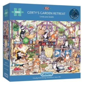 GIBSONS 1000 PIECE GERTY'S GARDEN RETREAT