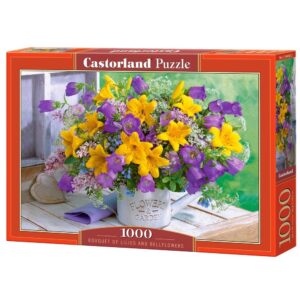 CASTORLAND 1000 PIECE LILIES AND BELLFLOWERS