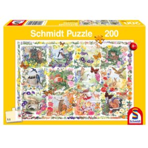 SCHMIDT 200 PIECE PUZZLE THROUGH THE SEASONS