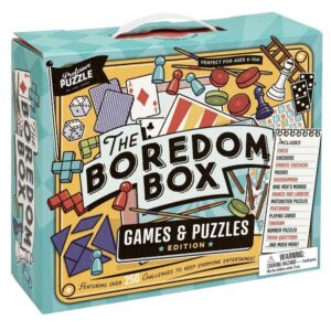 THE BOREDOM BUSTING BOX GAMES & PUZZLES