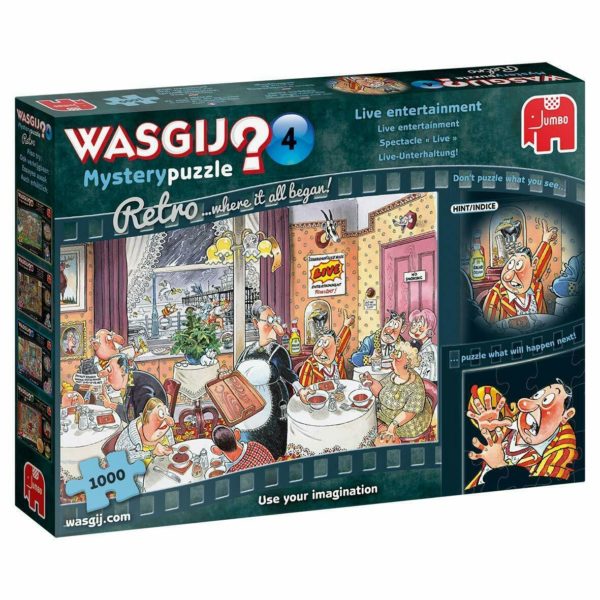 WASGIJ 1000 PIECES RETRO MYSTERY 4 LIVE ENTERTAINMENT