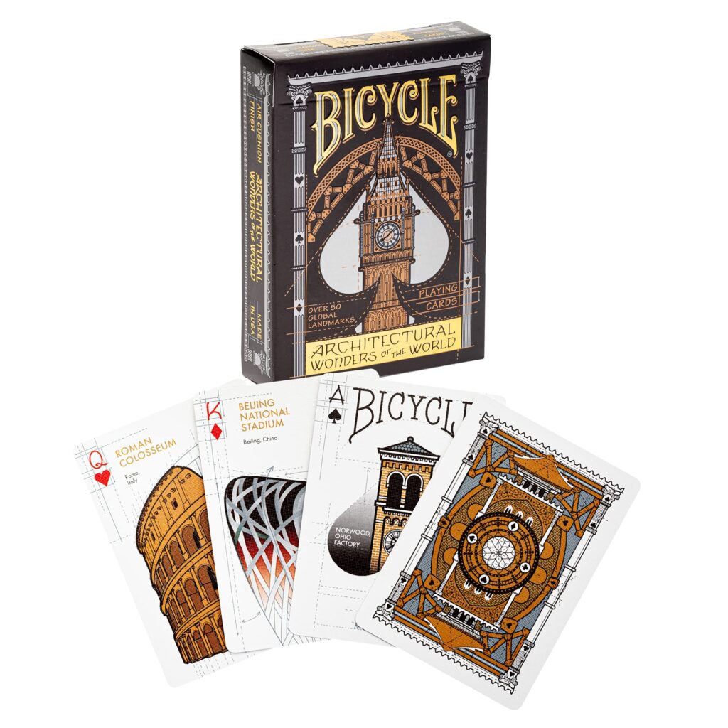 BICYCLE ARCHITECTURAL WONDERS OF THE WORLD PLAYING CARDS - Games World