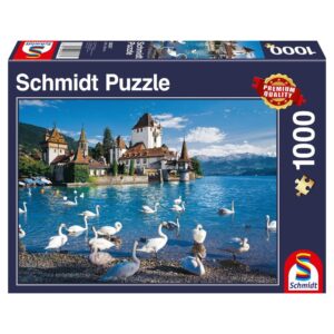 SCHMIDT 1000 PIECE LAKESHORE SWANS