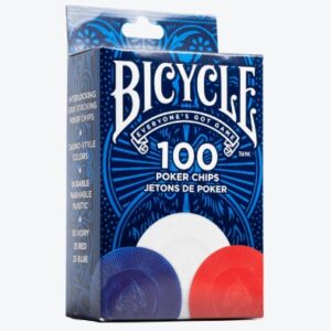 BICYCLE POKER CHIPS 100 2GM PLASTIC
