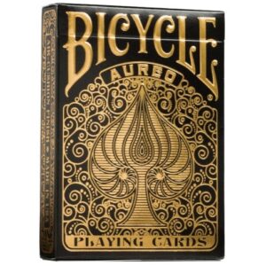 BICYCLE POKER AUREO BLACK PLAYING CARDS