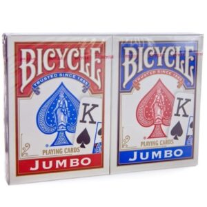 BICYCLE POKER JUMBO INDEX 2 PACK