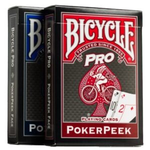 BICYCLE POKER PEEK PLAYING CARDS