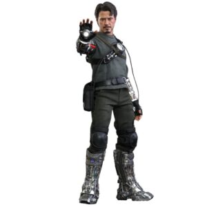 HOT TOYS 12 INCH IRON MAN TONY STARK MECH TEST DELUXE FIGURE