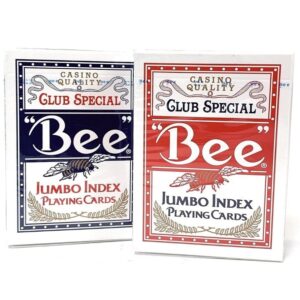 BEE JUMBO INDEX PLAYING CARDS CASINO