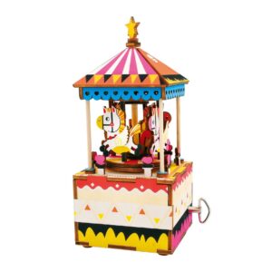 ROBOTIME MUSIC BOX MERRY GO ROUND