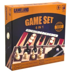 GAMELAND 6 IN 1 GAME SET