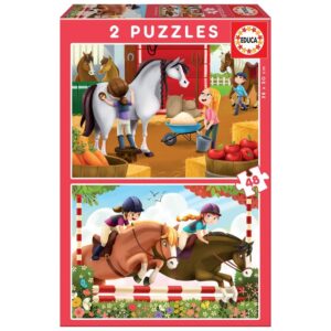 EDUCA 2x48 PIECE HORSE GROOMING