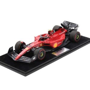 LOOKSMART 1:18 F1 FERRARI F1-75 2ND 2022 BAHRAIN GP #55 SAINZ (LS18F1042)