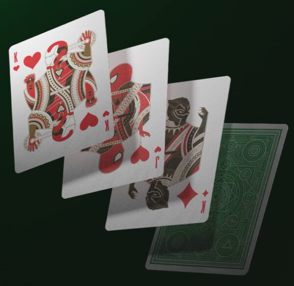 THEORY 11 MARVEL AVENGERS GREEN PLAYING CARDS - Games World