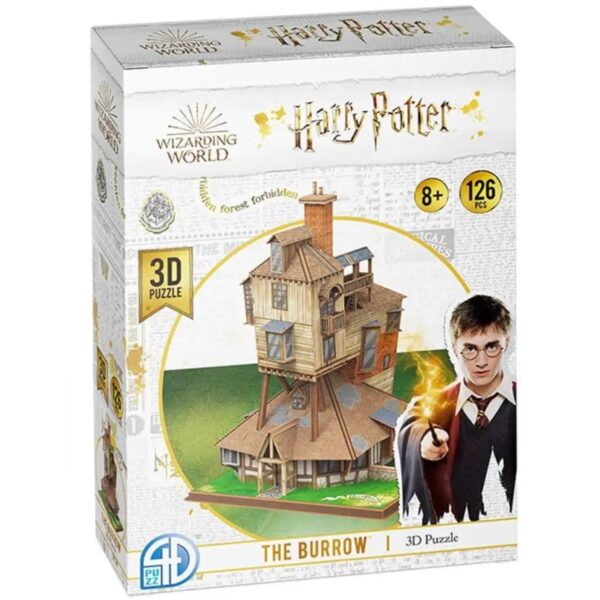 3D HARRY POTTER THE BURROW 126 PIECE PUZZLE