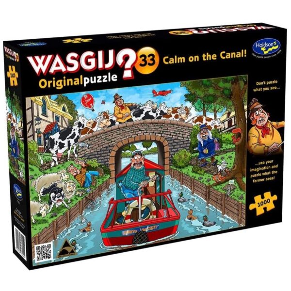 WASGIJ 1000 PIECE ORIGINAL 33 CALM ON THE CANAL