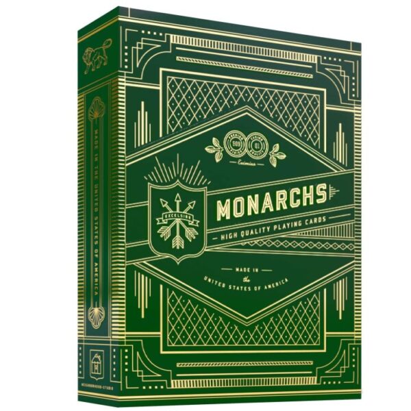 THEORY 11 MONARCHS GREEN PLAYING CARDS