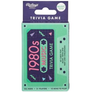 RIDLEYS 1980'S MUSIC TRIVIA CARDS