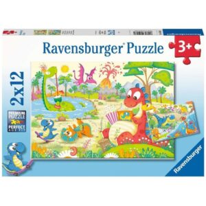 RAVENSBURGER 2x12 PIECE MY DINO FRIENDS