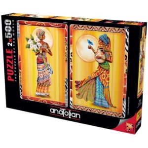 ANATOLIAN 2x500 PIECE AFRICAN LADIES PUZZLES