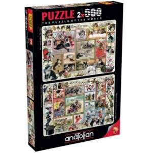 ANATOLIAN 2x500 PIECE KITTENS-DOGS