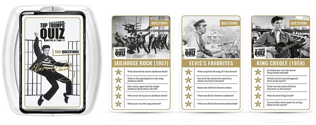 TOP TRUMPS QUIZ ELVIS PRESLEY - Games World
