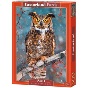 CASTORLAND 500 PIECE GREAT HORNED OWL