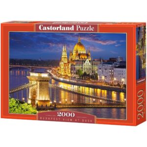 CASTORLAND 2000 PIECE BUDAPEST VIEW AT DUSK