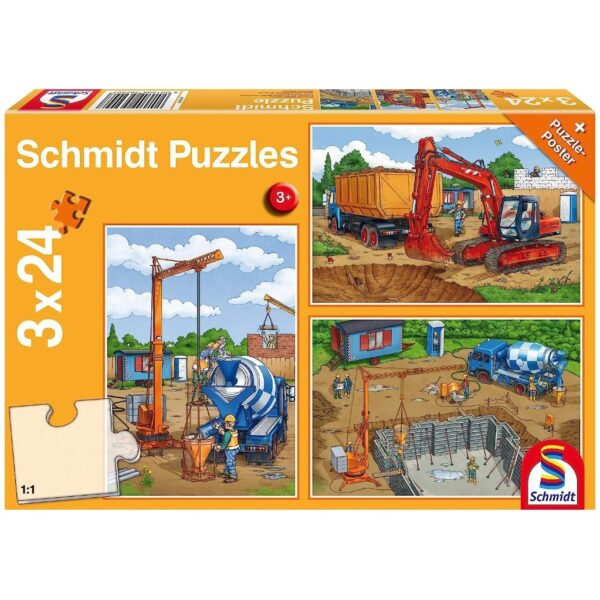 SCHMIDT 3x24 PIECE CONSTRUCTION WORK
