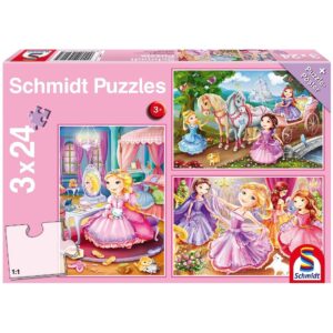 SCHMIDT 3x24 PIECE FAIRY TALE PRINCESSES
